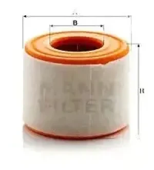 2.0 TFSI, 1.8 TFSI AUDI A7 B12 Filtr powietrza MANN-FILTER