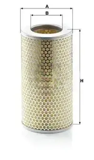 2.7, 2.5 D-4D, 2.4 4WD, 2.4, 2.4 TD, 2.7 4WD, 2.4 D TOYOTA HIACE IV Filtr powietrza MANN-FILTER