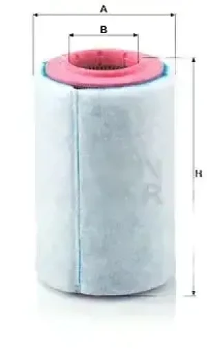 115, 110, 160, 130, 100, 180, 150, 120, 140 FIAT DUCATO Filtr powietrza MANN-FILTER