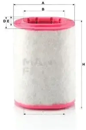 4.4 4x4 LAND ROVER RANGE ROVER III Filtr powietrza MANN-FILTER