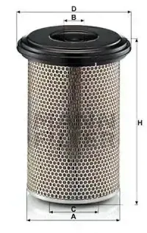 600 LS, 610 LS FENDT Favorit Filtr powietrza MANN-FILTER