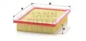1.4, 75 i.e., 65 1.7, 70 i.e. FIAT FIORINO Filtr powietrza MANN-FILTER