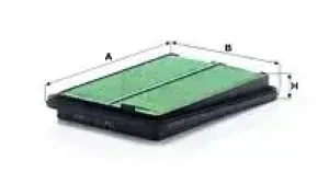 2.0, 1.6, 1.6 dCi, 1.2, 2.0 ALL, 1.5 dCi NISSAN QASHQAI II Filtr powietrza MANN-FILTER