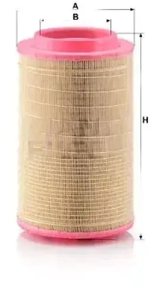 NM 283, NM 293, NM 243, NM 253 MAN NM Filtr powietrza MANN-FILTER
