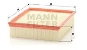 2.0, 2.4, 2.8, 1.8 T, 2.7 T, 1.8, 3.7, 4.2, 1.9 TDI, S6 AUDI A6 C5 Filtr powietrza MANN-FILTER