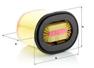 6616 MASSEY FERGUSON MF 6600 Filtr powietrza MANN-FILTER