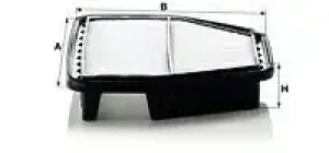 2.0 D, 2.4, 3.2 4WD, 2.4 4WD, 2.4 LPG CHEVROLET CAPTIVA Filtr powietrza MANN-FILTER