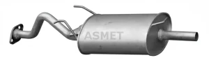 1.5 i, 1.6 16V, 1.6 i, 1.5 16V, 1.4 i HONDA CIVIC VI Tłumik końcowy ASMET