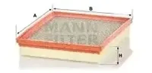 2.2 TiD, 1.9 TTiD, 1.9 TiD SAAB 44077 II Filtr powietrza MANN-FILTER