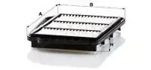 1.6, 1.8, 2.0 D CHEVROLET NUBIRA Filtr powietrza MANN-FILTER