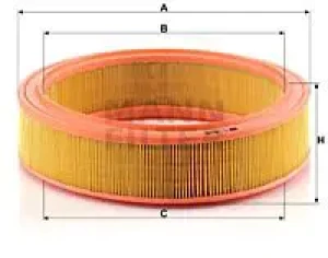 1.2, 1.2 60 FIAT PUNTO Filtr powietrza MANN-FILTER