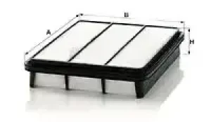 3.0 D4d TOYOTA LAND CRUISER Filtr powietrza MANN-FILTER