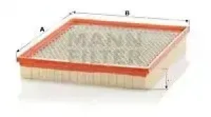 2.5 D, 2.5 DTI, 1.9 DTI, 2.8 DTI, 2.2 DTI OPEL MOVANO A Filtr powietrza MANN-FILTER