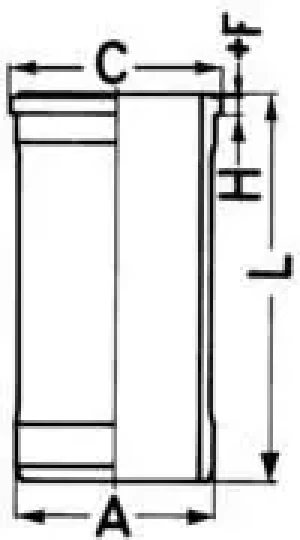 190-26, 190-32, 190-26 T, 190-32 T IVECO TURBOTECH Tuleja cylindra KOLBENSCHMIDT