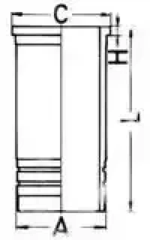 215LE, 215T, 190H, 190S OTOKAR VECTIO Tuleja cylindra KOLBENSCHMIDT