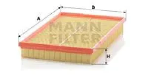 1.6 i, 2.0 i, 1.8 i, 2.6 i, 2.2 i, 2.5 i, i 500 OPEL VECTRA B Filtr powietrza MANN-FILTER