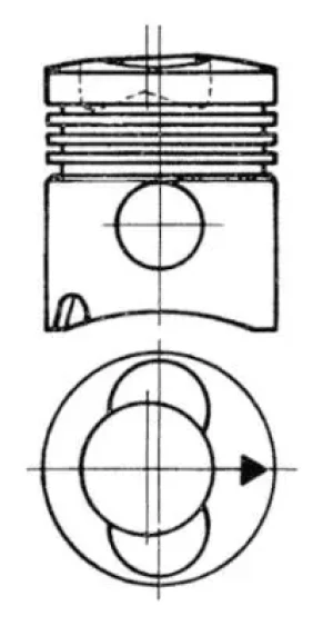 93315600 KOLBENSCHMIDT Tłok silnika