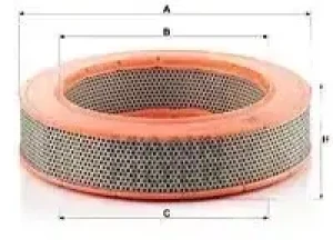280 SE,, 300 SEL MERCEDES-BENZ S W108, W109 Filtr powietrza MANN-FILTER