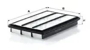 3.2 DI-D MITSUBISHI PAJERO CLASSIC Filtr powietrza MANN-FILTER