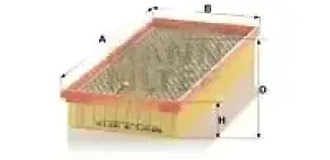 2.9 D SSANGYONG KORAND II Filtr powietrza MANN-FILTER