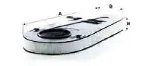730 d, 740 d BMW 7 F01 F02 F03 F04 Filtr powietrza MANN-FILTER