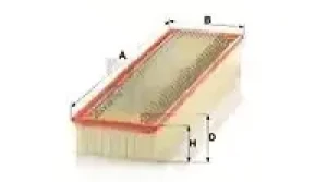 814 D, 811 D, 711 D, 814 DA, 609 D, 611 D, 714 D MERCEDES-BENZ T2 Filtr powietrza MANN-FILTER