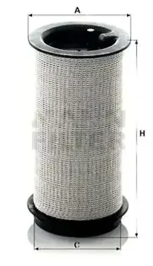 Tourismo 16, Tourismo 17 Filtr odpowietrzenia odmy silnika c 716 x MERCEDES-BENZ TOURISMO (O 350) MANN-FILTER