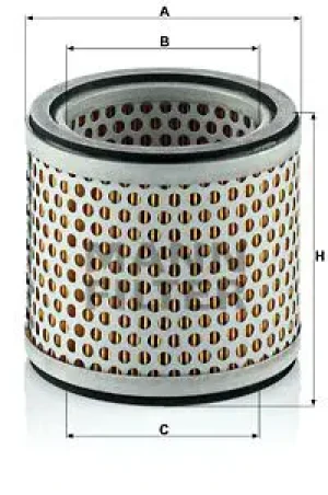 C 914 MANN-FILTER Filtr powietrza