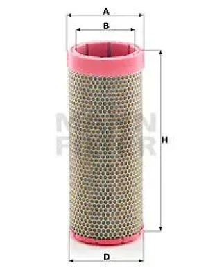 CF 17 007 MANN-FILTER Filtr powietrza wtórnego
