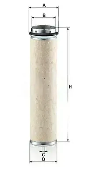 Filtr powietrza wtórnego DEUTZ-FAHR AGROSTAR MANN-FILTER
