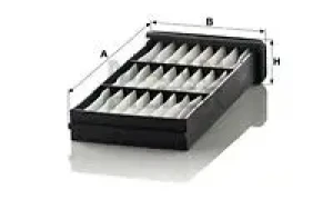 3.5, 3.2 DI-D, 2.5 TDi Filtr kabinowy MITSUBISHI PAJERO III MANN-FILTER
