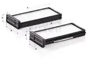 1.8 MPI, 1.8 GDI, 1.6 16V, 1.3 16V, 1.9 DI-D Filtr kabinowy MITSUBISHI SPACE STAR MANN-FILTER