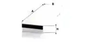 0.8 TDI Filtr kabinowy VW XL1 MANN-FILTER