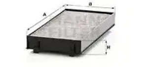 xDrive 30, ActiveHybrid, xDrive 50, M 50, xDrive 40, xDrive 35, M Filtr kabinowy BMW X6 E71 E72 MANN-FILTER