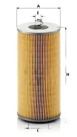 Filtr oleju h 12 110/2 x MERCEDES-BENZ MK MANN-FILTER