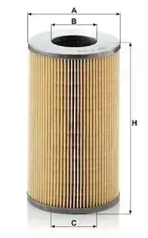 Filtr oleju h 1282 x SETRA Series 200 MANN-FILTER