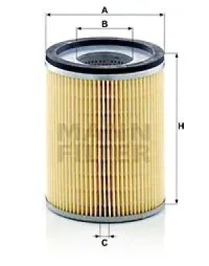 H 1366 x MANN-FILTER Filtr oleju h 1366 x