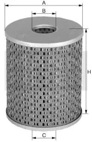 H 15 222/2 MANN-FILTER Filtr oleju