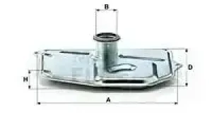 Filtr hydrauliczny skrzyni biegów MERCEDES-BENZ S W108, W109 MANN-FILTER