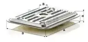 Filtr hydrauliczny skrzyni biegów AUDI A6 C4 MANN-FILTER