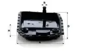 Filtr hydrauliczny skrzyni biegów BMW X6 E71 E72 MANN-FILTER