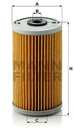 Filtr oleju h 614 x MERCEDES-BENZ 123 W123 MANN-FILTER