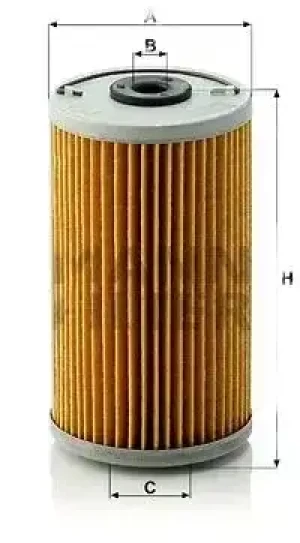 H 614 x MANN-FILTER Filtr oleju h 614 x