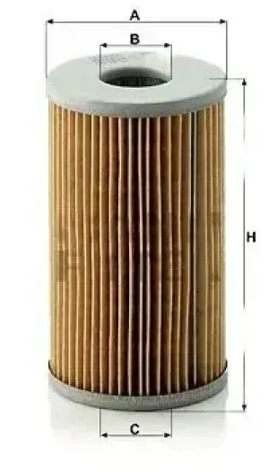Filtr oleju h 720 x MERCEDES-BENZ T2/L Wywrotka MANN-FILTER