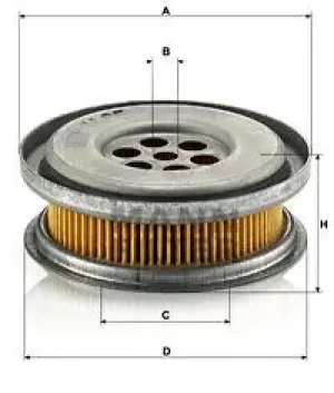 Filtr hydrauliczny MERCEDES-BENZ T1 602 MANN-FILTER