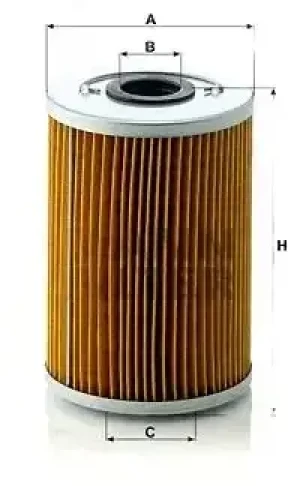 Filtr oleju h 929 x MERCEDES-BENZ 123 S123 MANN-FILTER