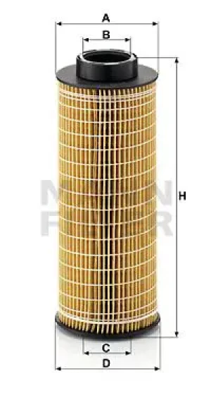 Filtr oleju hu 1072 x SCANIA L,P,G,R,S - series MANN-FILTER