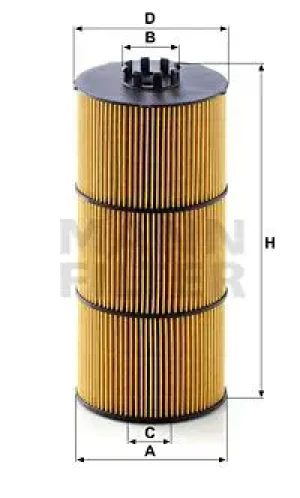 HU 12 001 z MANN-FILTER Filtr oleju hu 12 001 z