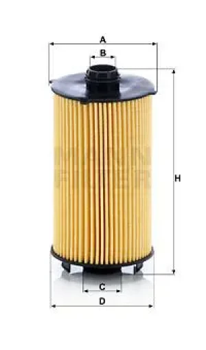 Filtr oleju hu 12 007 x CASE IH MAGNUM MANN-FILTER