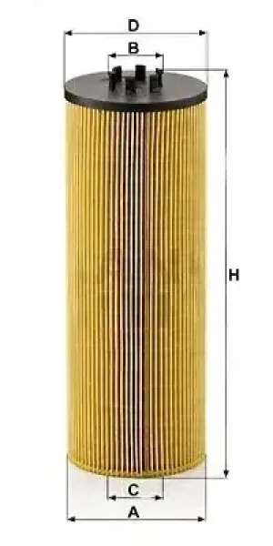 Filtr oleju hu 12 140 x MAZ Serie 150 MANN-FILTER